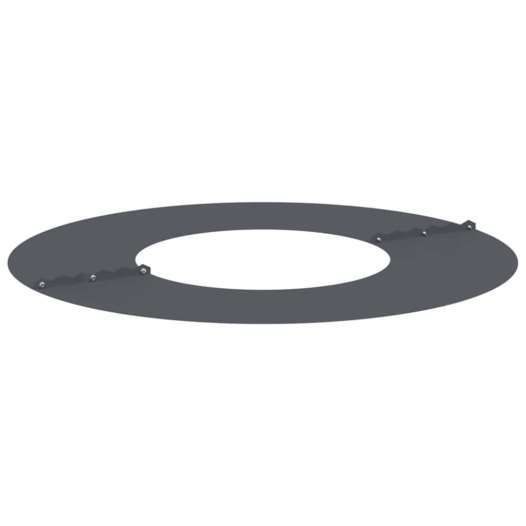 lämplig för Flat trädring Antracit Ø30 / 60 cm Stål