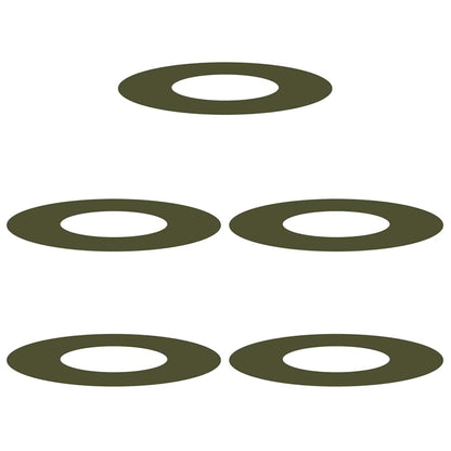 lämplig för Flat Trädringar 5 pcs Olivgrön Ø30 / 60 cm Stål