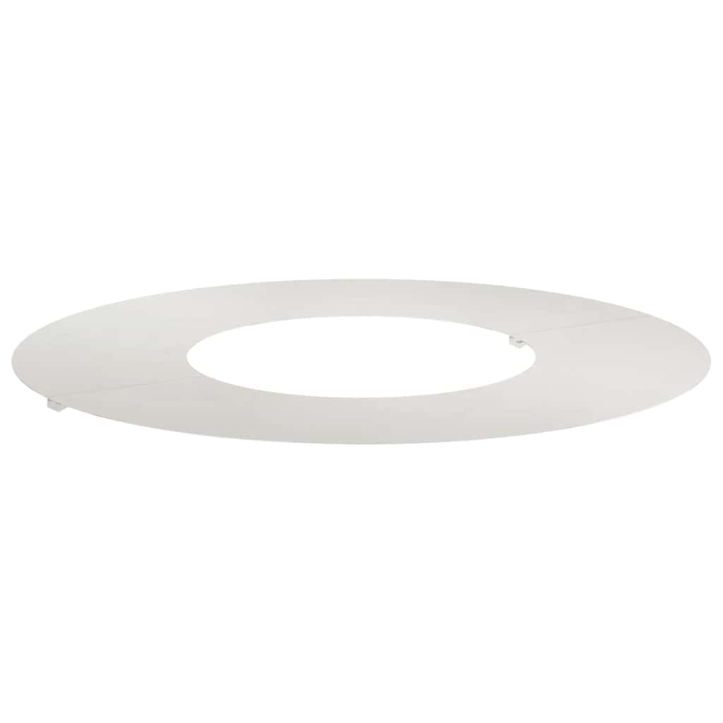 lämplig för Flat trädring Silver Ø30 / 60 cm Rostfritt stål