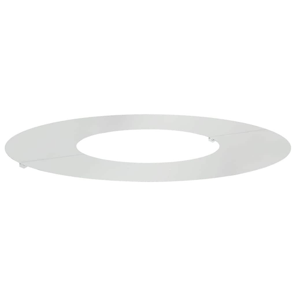 lämplig för Flat trädring Silver Ø30 / 60 cm Galvaniserat stål