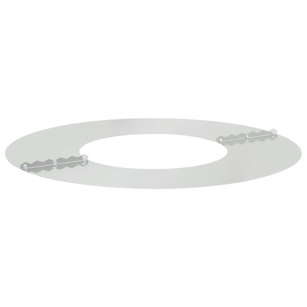 lämplig för Flat trädring Silver Ø30 / 60 cm Galvaniserat stål