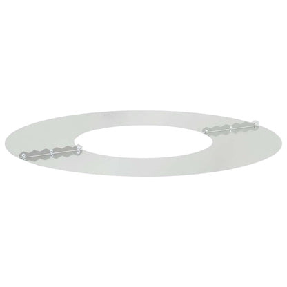 lämplig för Flat trädring Silver Ø30 / 60 cm Galvaniserat stål