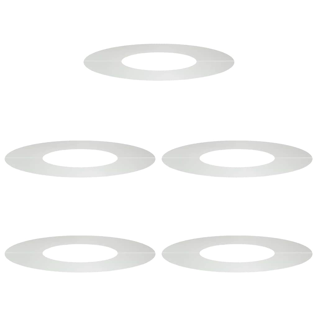 lämplig för Flat Trädringar 5 pcs Silver Ø30 / 60 cm