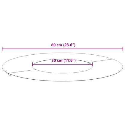 lämplig för Flat Trädringar 5 pcs Brun Ø30 / 60 cm