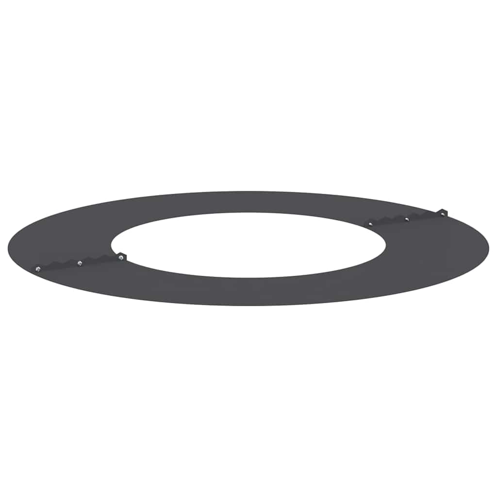 lämplig för Flat trädring Svart Ø40 / 70 cm Stål