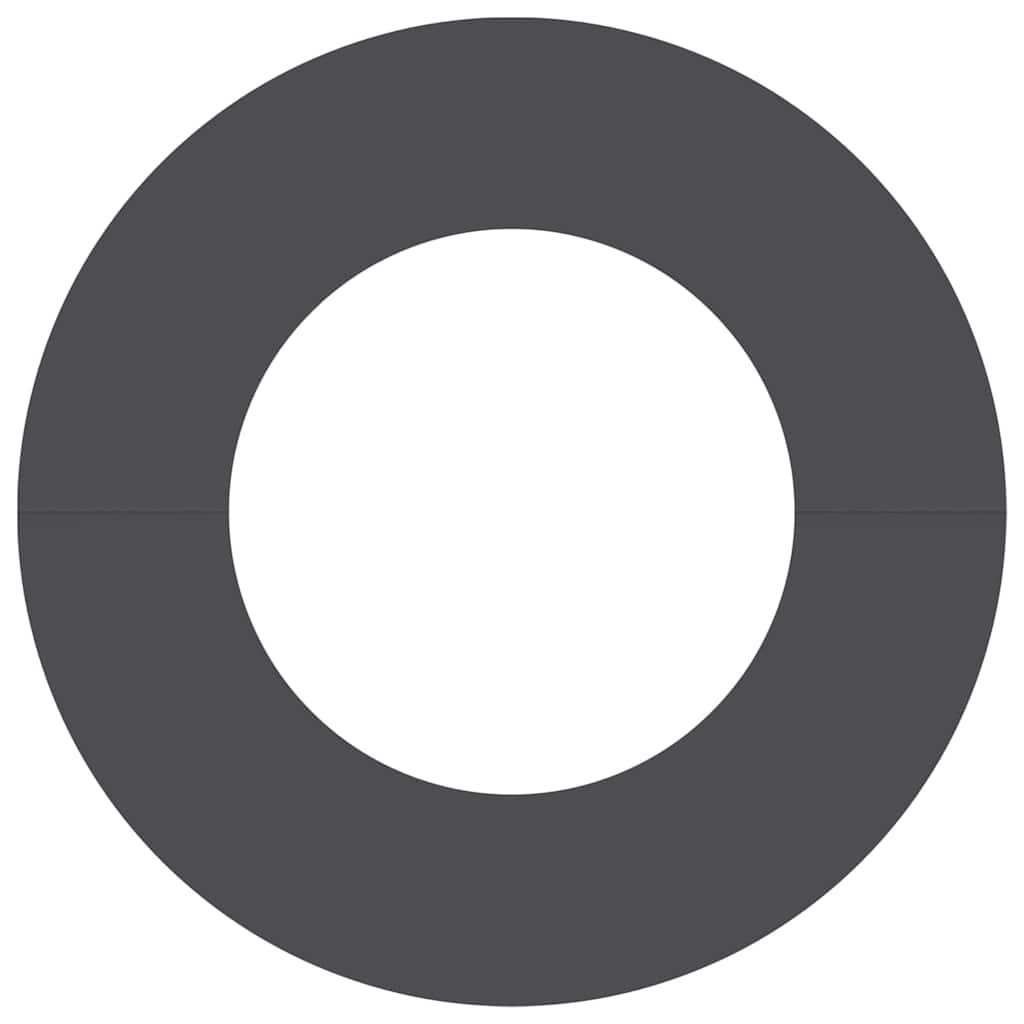 lämplig för Flat trädring Svart Ø40 / 70 cm Stål
