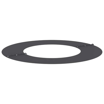 lämplig för Flat Trädringar 5 pcs Svart Ø40 / 70 cm Stål