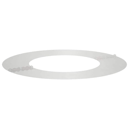 lämplig för Flat trädring Silver Ø40 / 70 cm Rostfritt stål