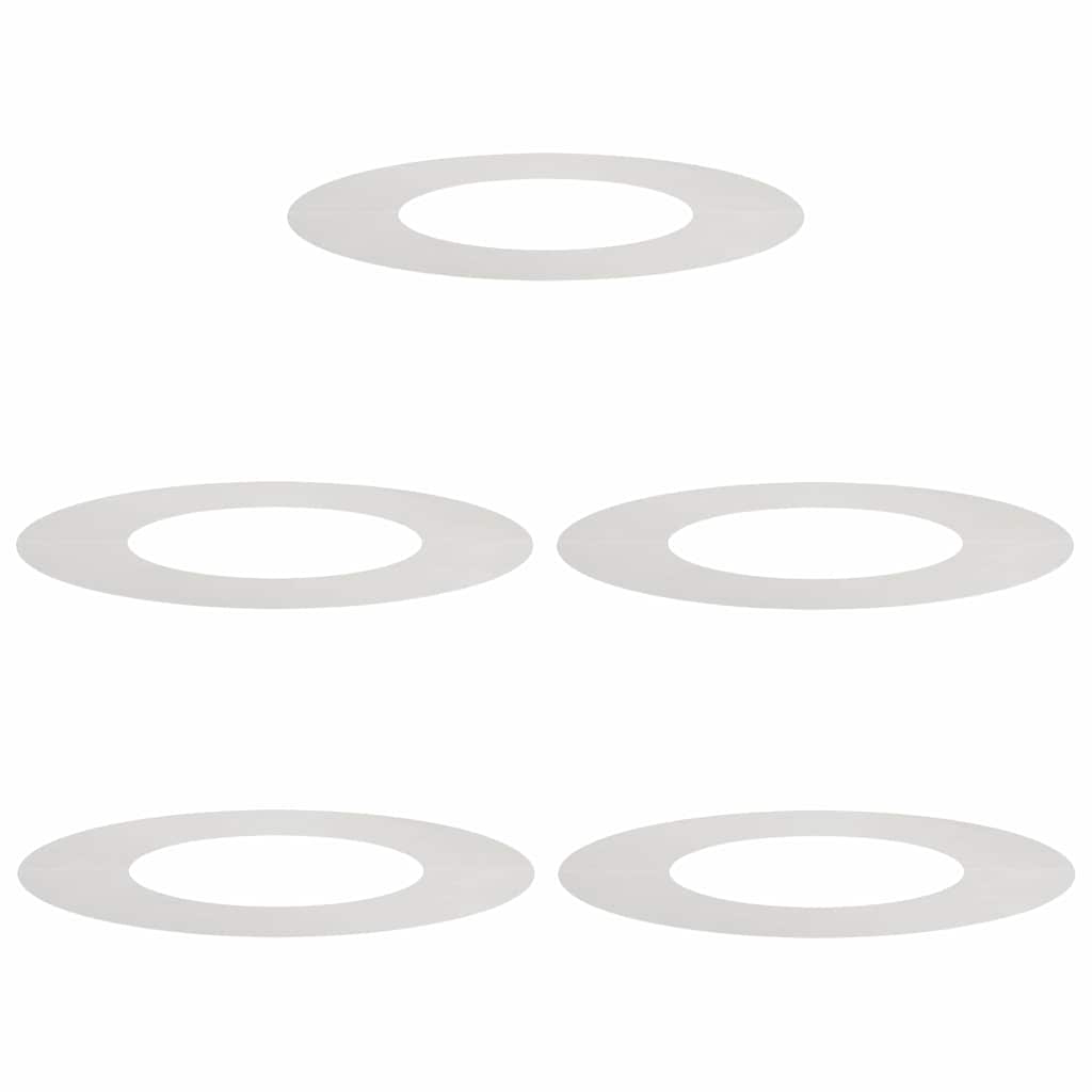lämplig för Flat Trädringar 5 pcs Silver Ø40 / 70 cm