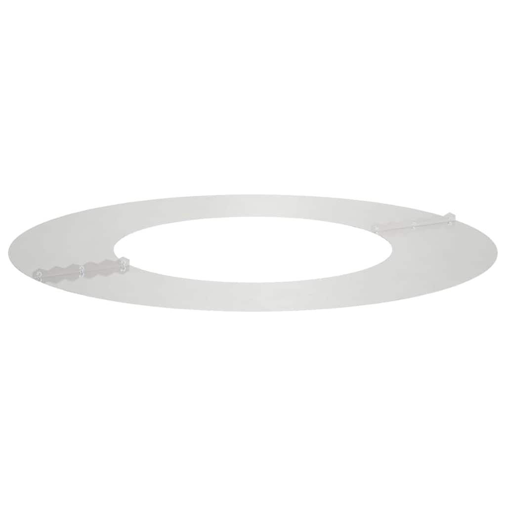 lämplig för Flat Trädringar 5 pcs Silver Ø40 / 70 cm