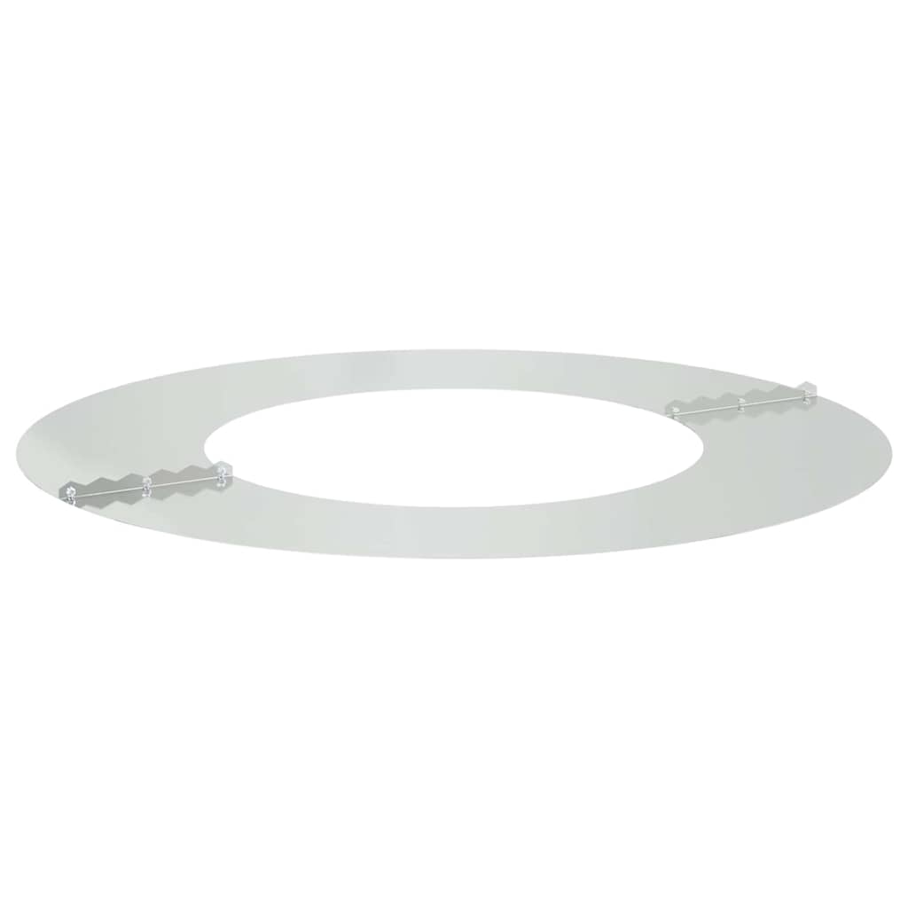 lämplig för Flat trädring Silver Ø40 / 70 cm Galvaniserat stål