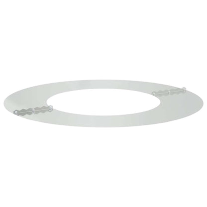 lämplig för Flat trädring Silver Ø40 / 70 cm Galvaniserat stål