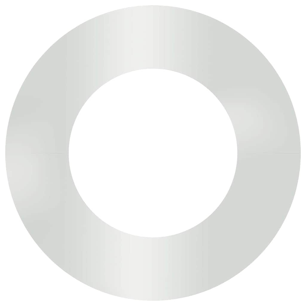 lämplig för Flat trädring Silver Ø40 / 70 cm Galvaniserat stål