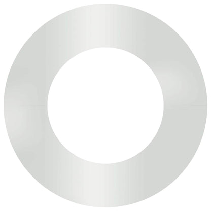 lämplig för Flat trädring Silver Ø40 / 70 cm Galvaniserat stål