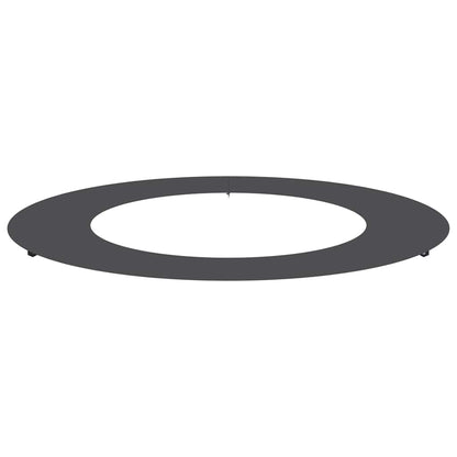 lämplig för Flat trädring Svart Ø50 / 80 cm Stål