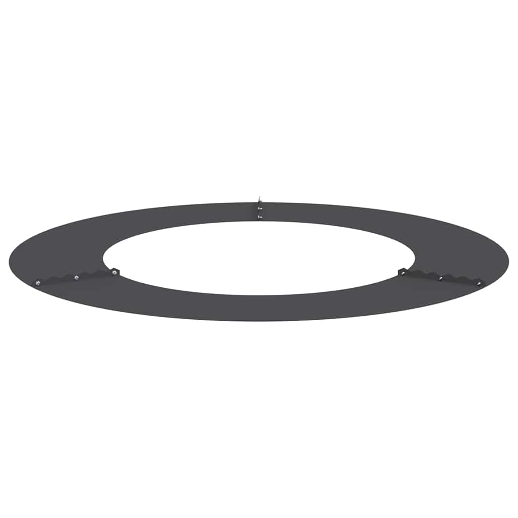 lämplig för Flat Trädringar 5 pcs Svart Ø50 / 80 cm Stål