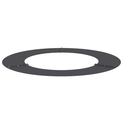 lämplig för Flat Trädringar 5 pcs Svart Ø50 / 80 cm Stål