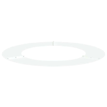 lämplig för Flat trädring Vit Ø50 / 80 cm Stål