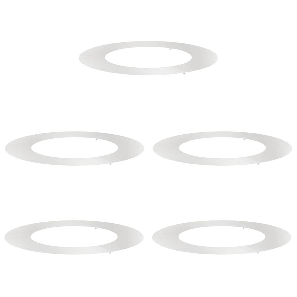 lämplig för Flat Trädringar 5 pcs Silver Ø50 / 80 cm