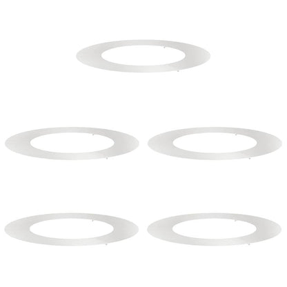 lämplig för Flat Trädringar 5 pcs Silver Ø50 / 80 cm