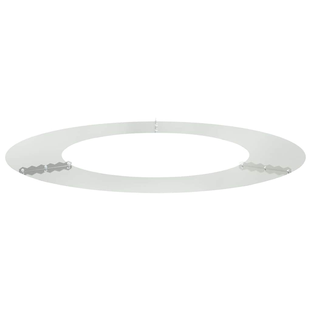 lämplig för Flat trädring Silver Ø50 / 80 cm Galvaniserat stål
