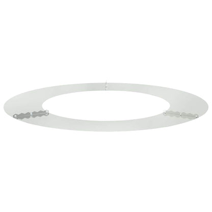 lämplig för Flat trädring Silver Ø50 / 80 cm Galvaniserat stål