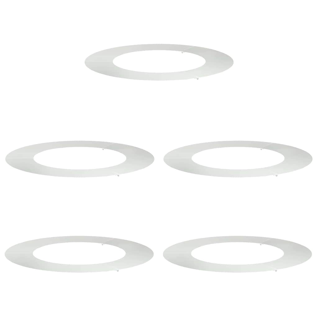 lämplig för Flat Trädringar 5 pcs Silver Ø50 / 80 cm