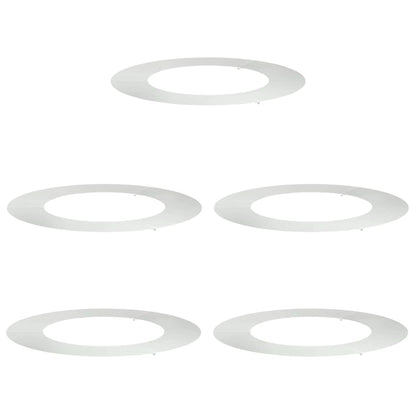 lämplig för Flat Trädringar 5 pcs Silver Ø50 / 80 cm