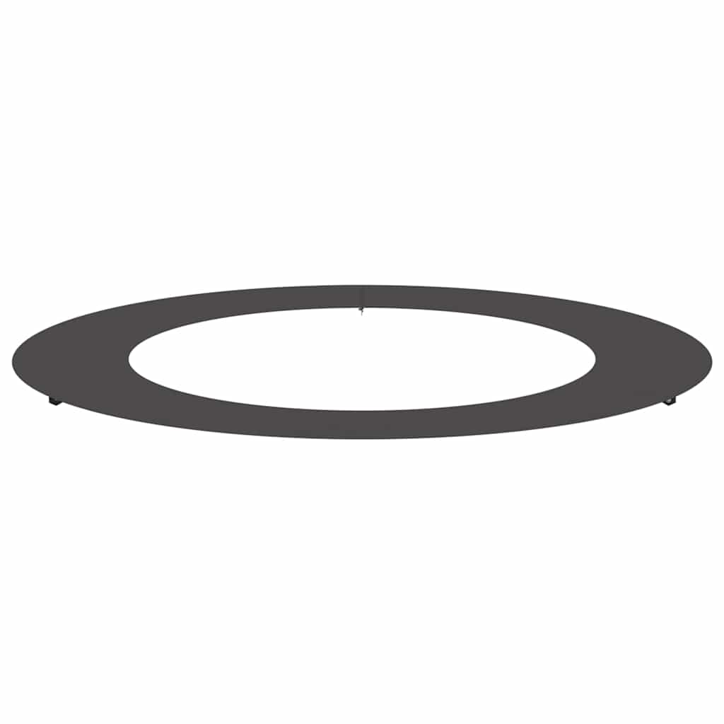 lämplig för Flat trädring Svart Ø60 / 90 cm Stål