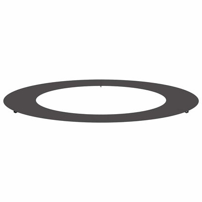 lämplig för Flat trädring Svart Ø60 / 90 cm Stål