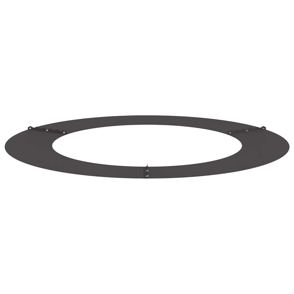 lämplig för Flat Trädringar 5 pcs Svart Ø60 / 90 cm Stål