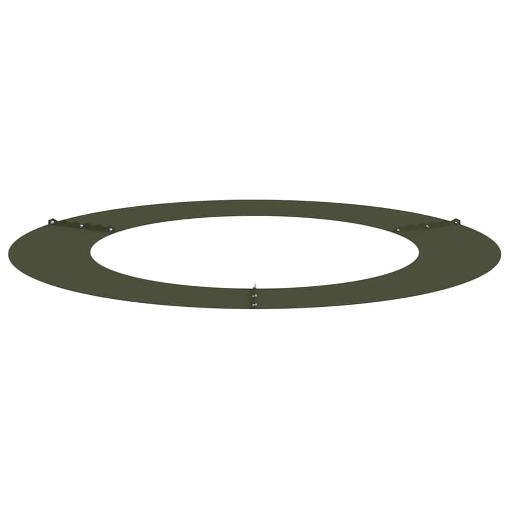 lämplig för Flat Trädringar 5 pcs Olivgrön Ø60 / 90 cm Stål