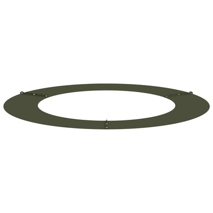 lämplig för Flat Trädringar 5 pcs Olivgrön Ø60 / 90 cm Stål