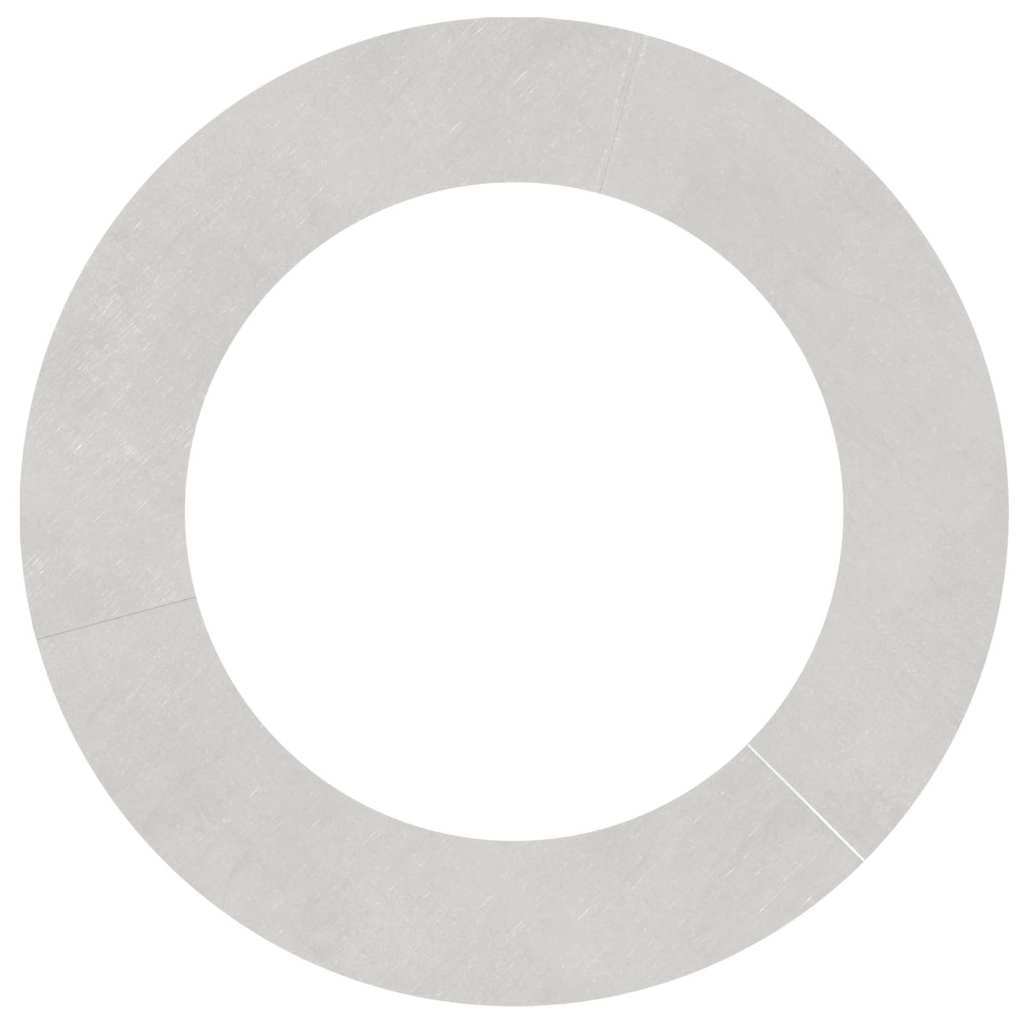 lämplig för Flat Trädringar 5 pcs Silver Ø60 / 90 cm