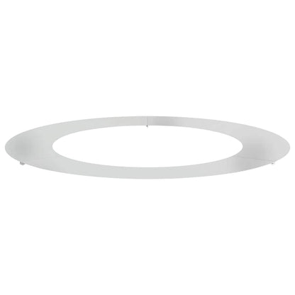 lämplig för Flat trädring Silver Ø60 / 90 cm Galvaniserat stål