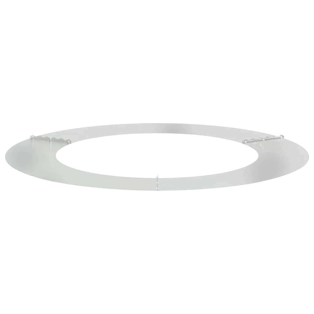 lämplig för Flat trädring Silver Ø60 / 90 cm Galvaniserat stål