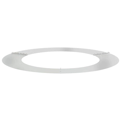 lämplig för Flat trädring Silver Ø60 / 90 cm Galvaniserat stål