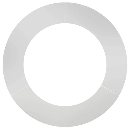 lämplig för Flat trädring Silver Ø60 / 90 cm Galvaniserat stål