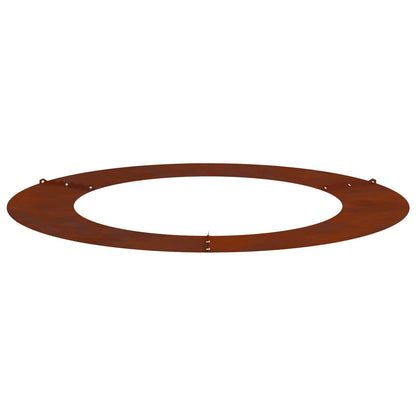 lämplig för Flat trädring Brun Ø60 / 90 cm Väderbeständig stål