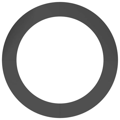 lämplig för Flat trädring Svart Ø90 / 120 cm Stål