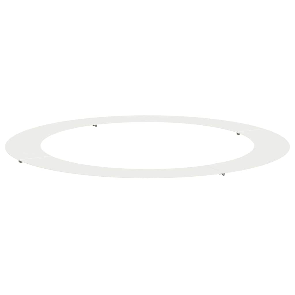 lämplig för Flat trädring Vit Ø90 / 120 cm Stål