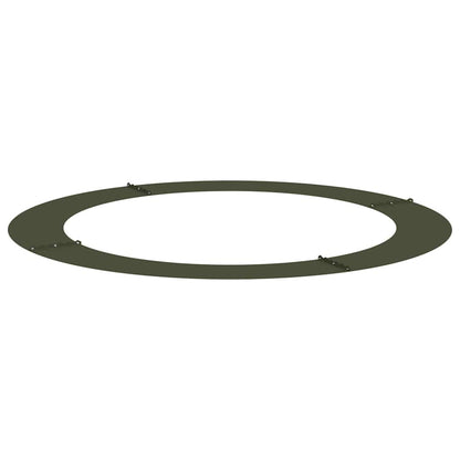 lämplig för Flat Trädringar 5 pcs Olivgrön Ø90 / 120 cm Stål