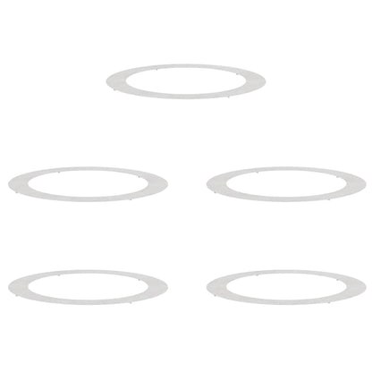 lämplig för Flat Trädringar 5 pcs Silver Ø90 / 120 cm