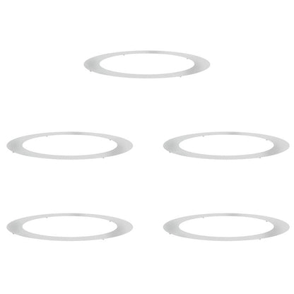 lämplig för Flat Trädringar 5 pcs Silver Ø90 / 120 cm