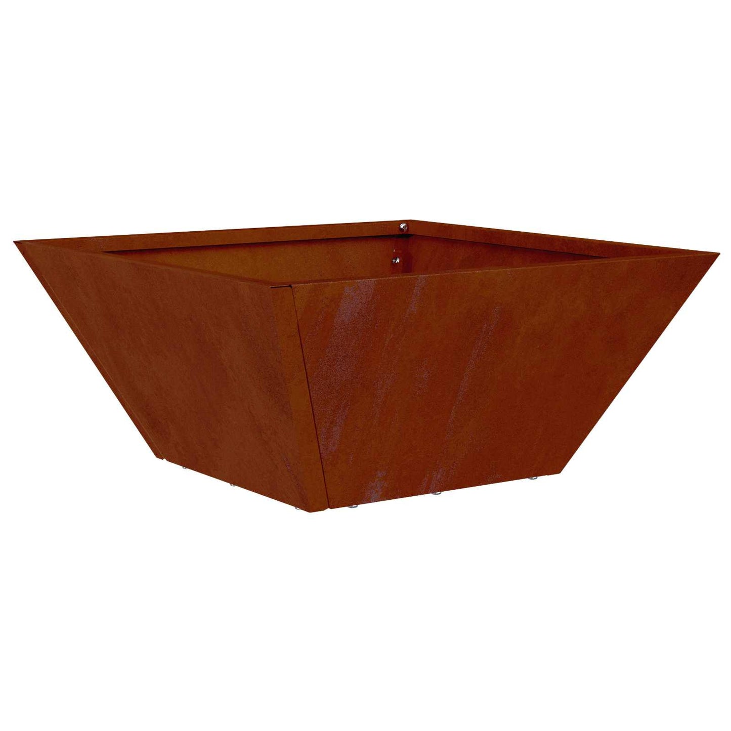 Trädgårdsplanterare Rostig 35 x 35 x 15 cm Väderbeständig stål