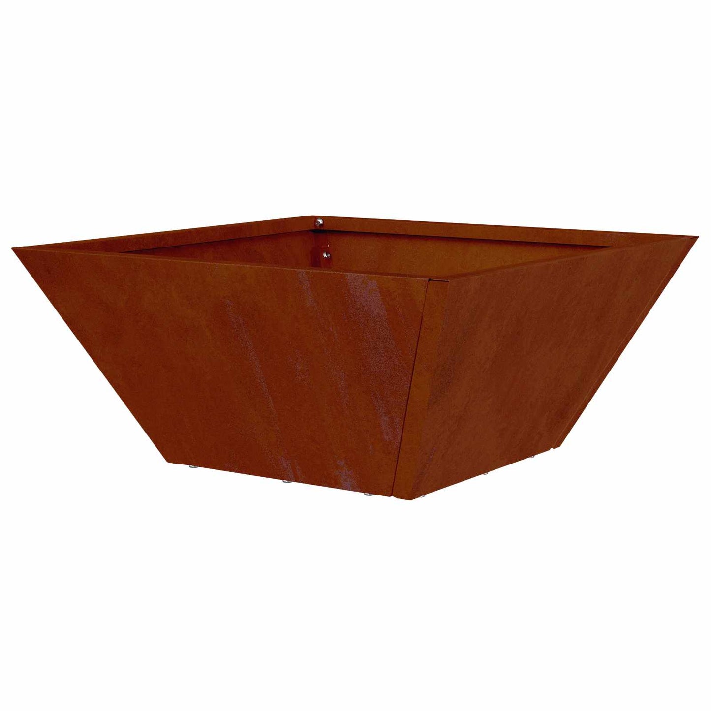 Trädgårdsplanterare Rostig 35 x 35 x 15 cm Väderbeständig stål