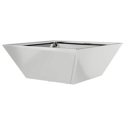 Trädgårdsplanterare Silver 40 x 40 x 15 cm Galvaniserat Stål