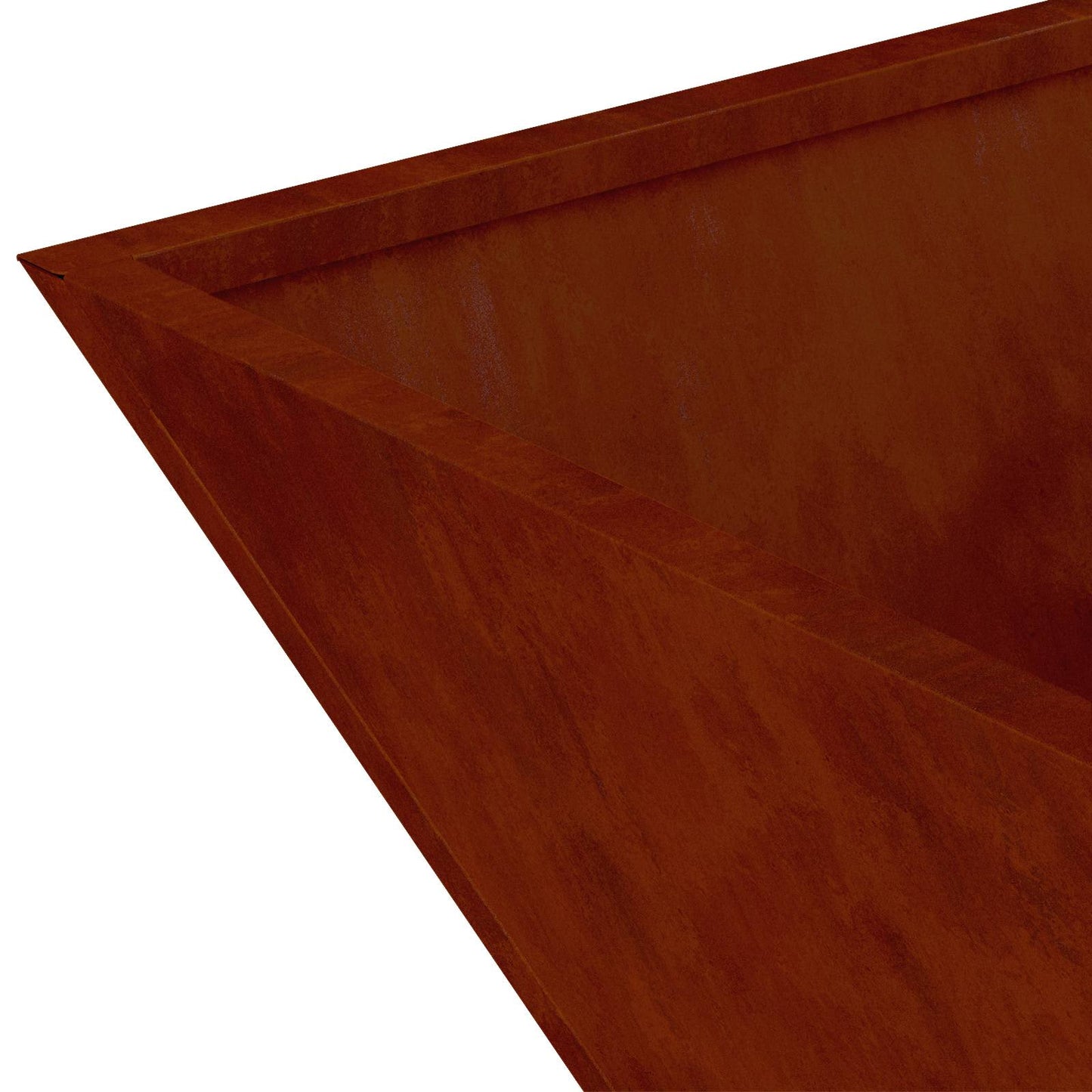 Trädgårdsplanterare Rostig 40 x 40 x 15 cm Väderbeständig stål
