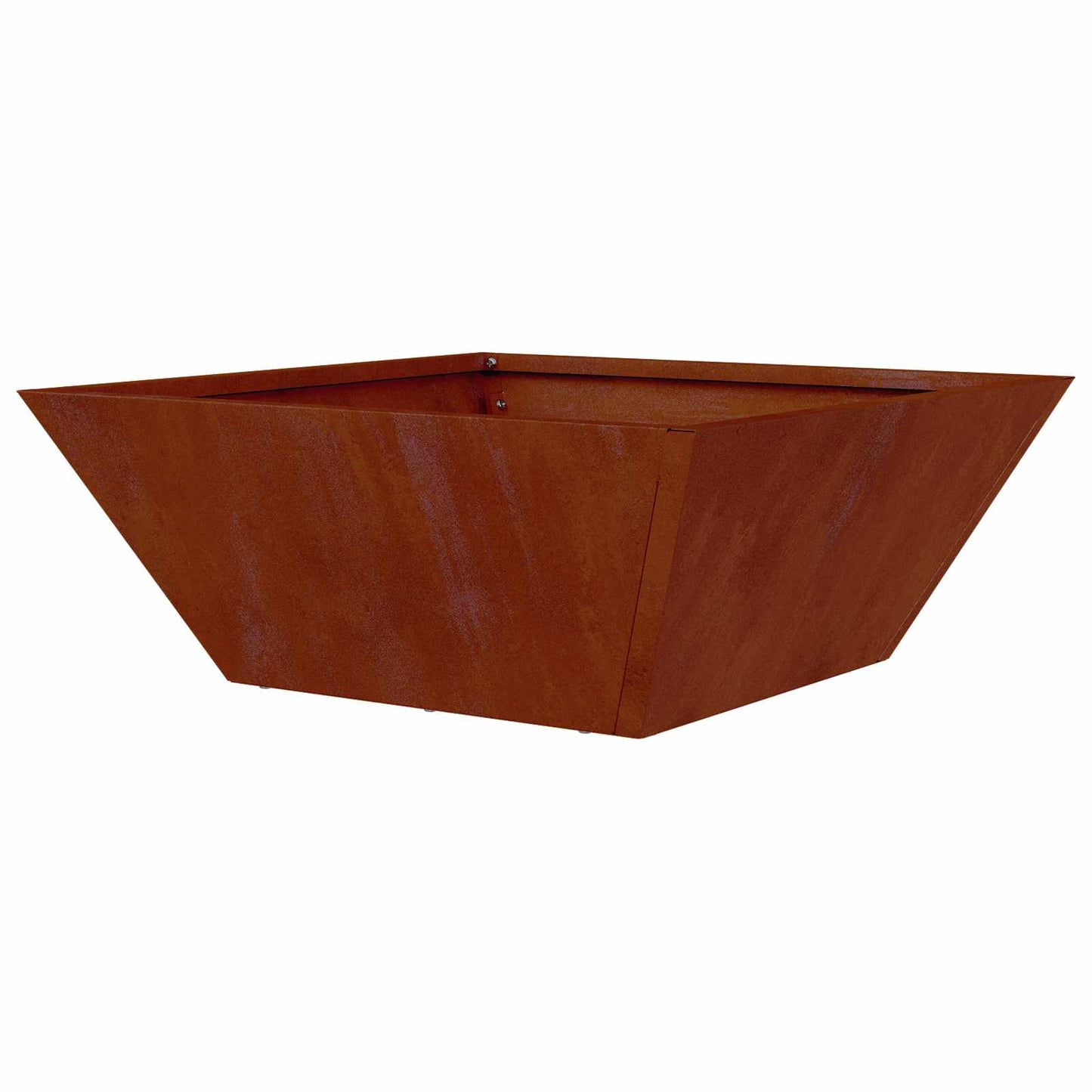 Trädgårdsplanterare Rostig 40 x 40 x 15 cm Väderbeständig stål