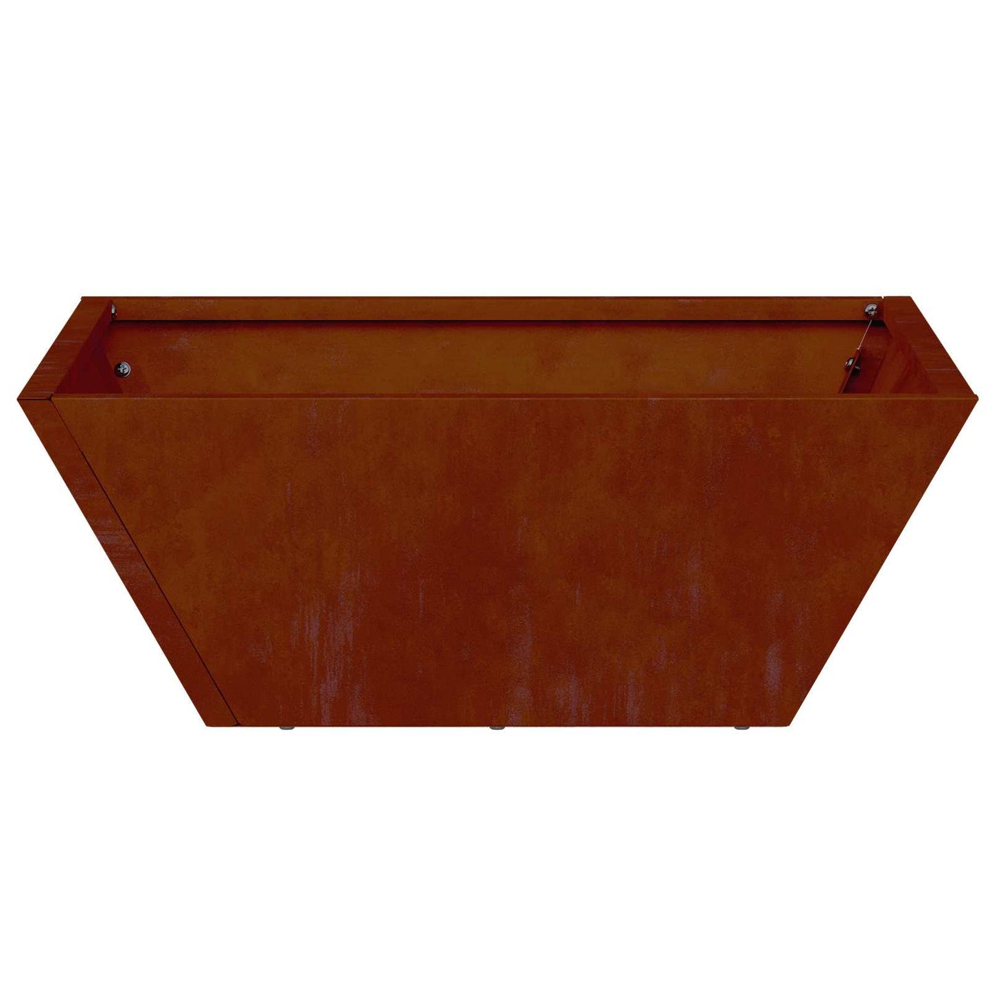 Trädgårdsplanterare Rostig 40 x 40 x 15 cm Väderbeständig stål